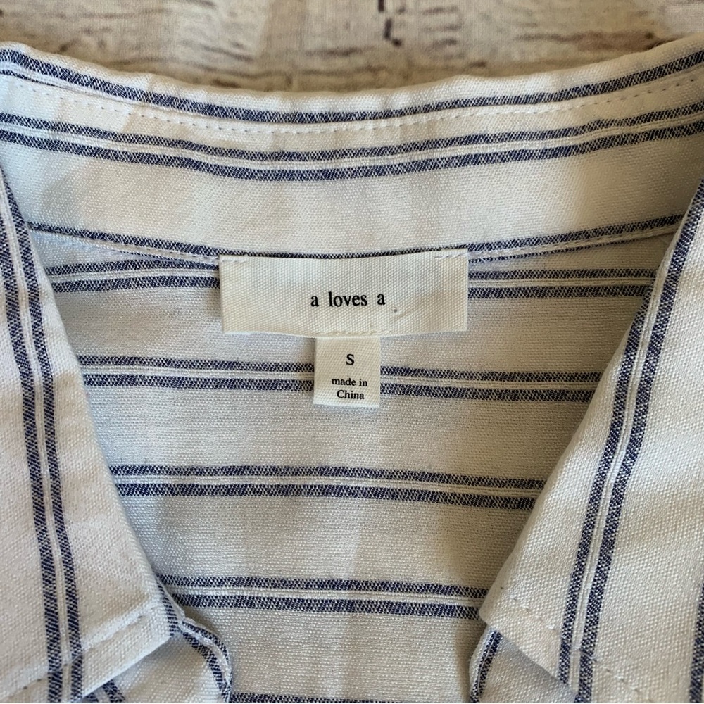 A LOVES A | Sleeveless Shirt Dress Size S - Picture 7 of 9